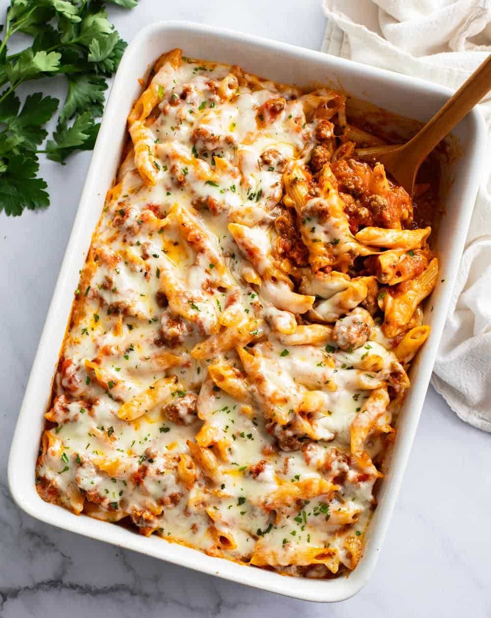 Hartige Italiaanse Runderpasta Ovenschotel