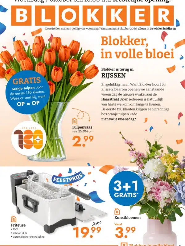 Blokker folder